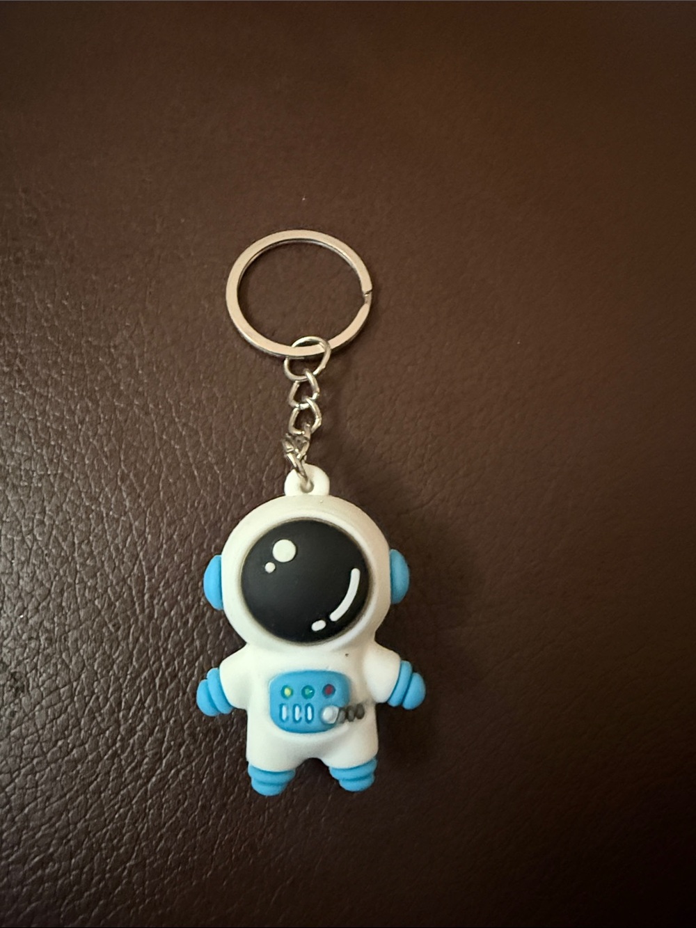 White & Blue Astronaut Keychain Toy - Kids Accessory